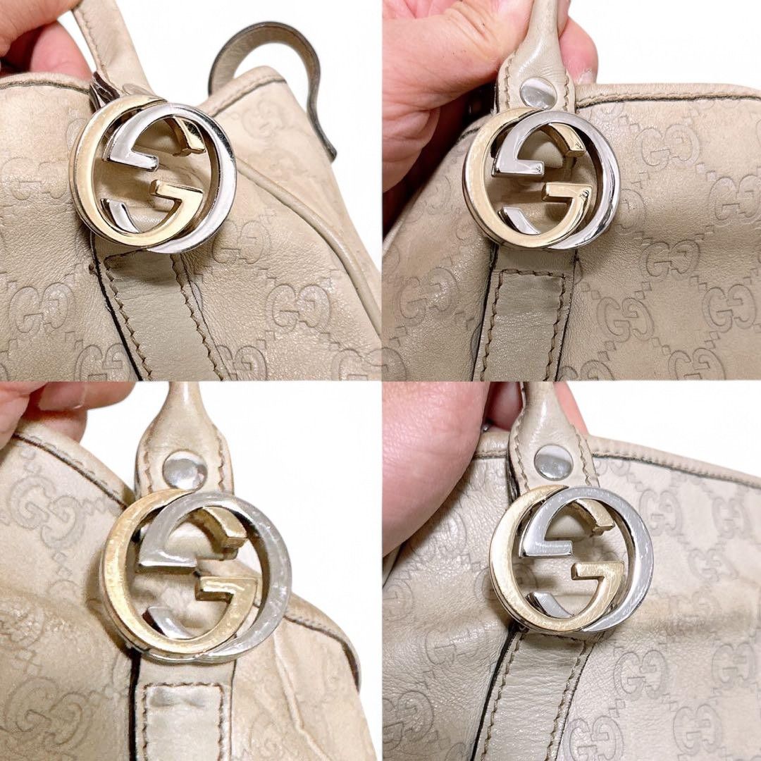 Gucci Gucci - Twins Leather Handbag Monogram White Size ONE SIZE - 6 Thumbnail