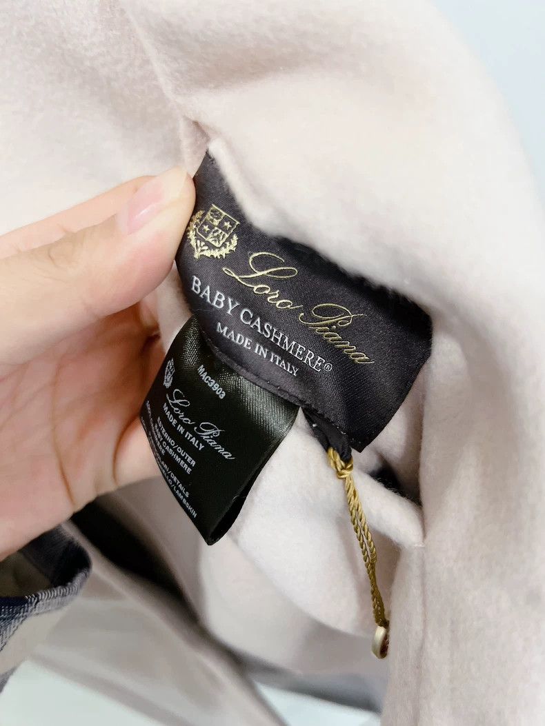 Loro Piana Loro Piana Pink and gray double-sided cashmere coat 2506-Ne Size M / US 6-8 / IT 42-44 - 8 Thumbnail