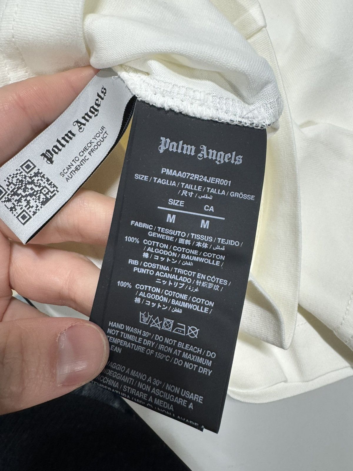 Palm Angels Palm Angels Burning Logo T-Shirt NEW 475$ Size US M / EU 48-50 / 2 - 4 Thumbnail