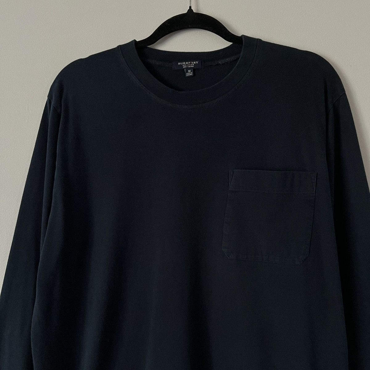 Burberry Burberry Nova Check Long Sleeve Tshirt Men's M Size US M / EU 48-50 / 2 - 10 Thumbnail