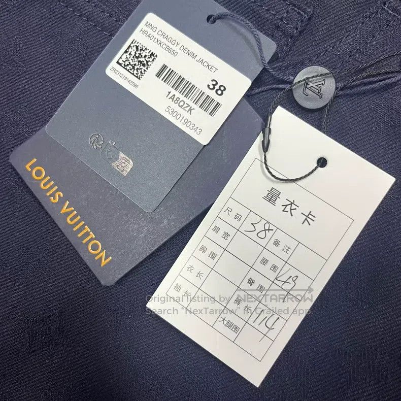 Louis Vuitton Louis Vuitton Dark Blue Denim Print Pants Casual Pants Size US 38 / EU 54 - 5 Thumbnail