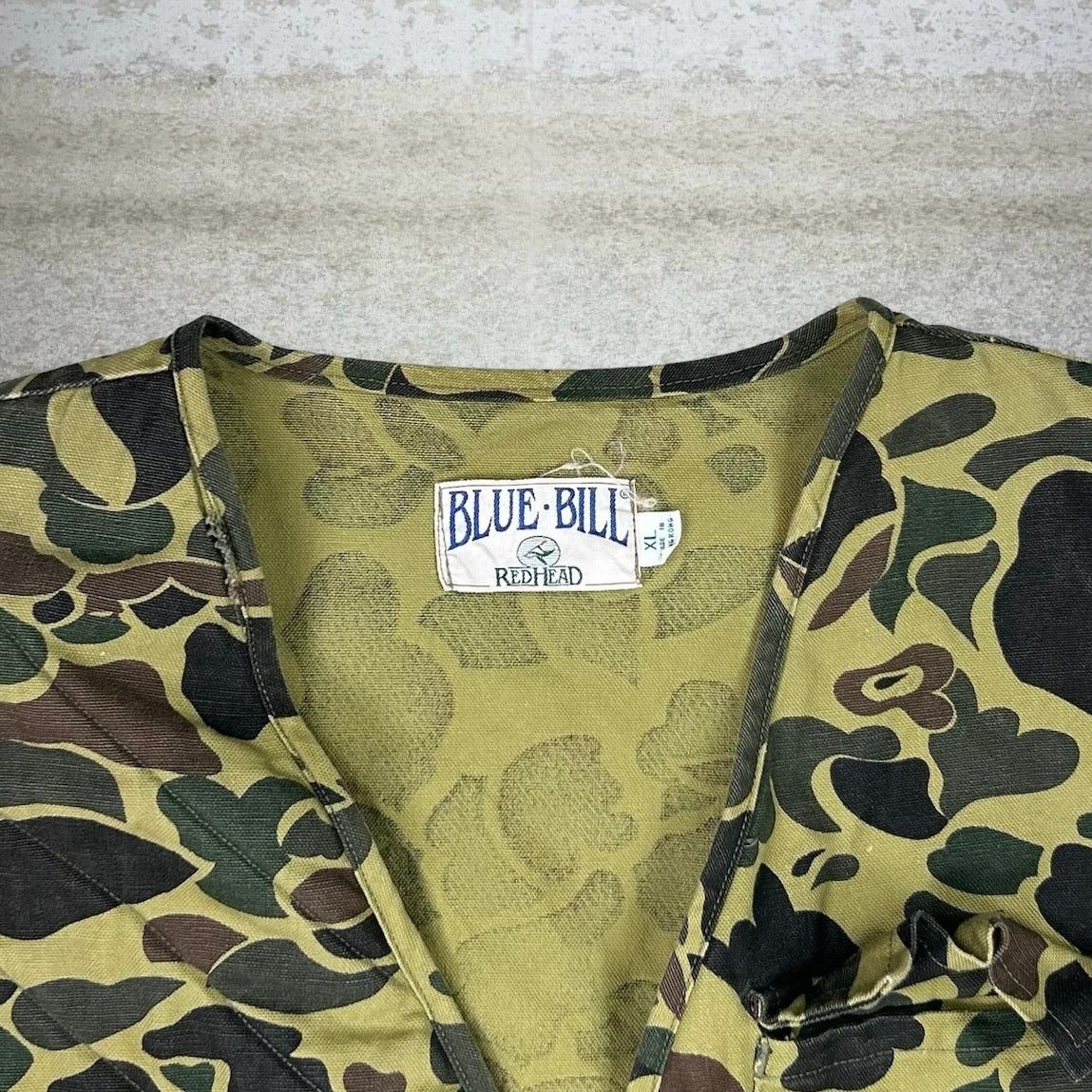 Redhead Vintage 90s Redhead Duck Hunting Camo Vest XL Full Zip Size US XL / EU 56 / 4 - 3 Thumbnail