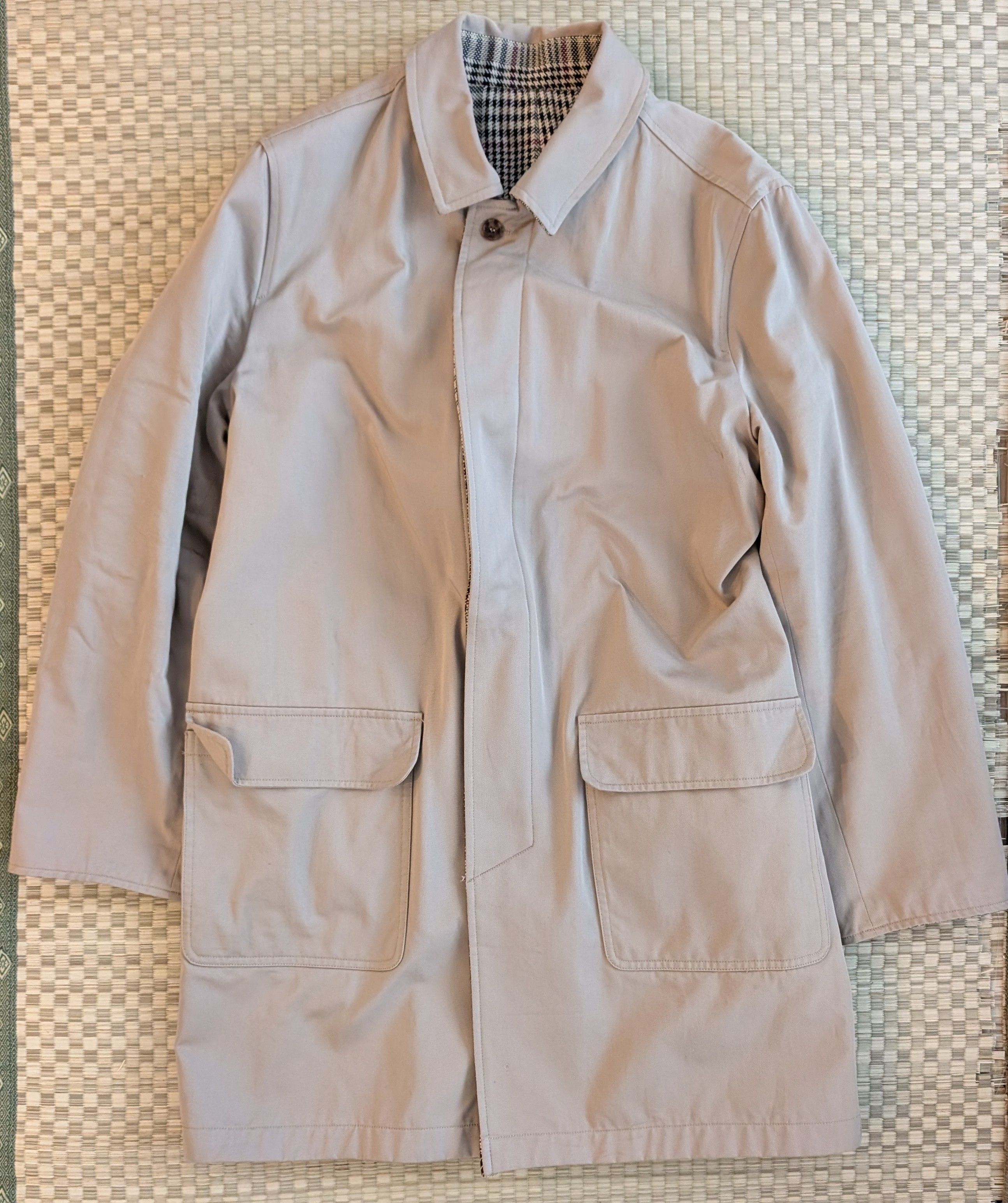 Portuguese Flannel SOLD OUT Portuguese Flannel Gabardine Reversible Mac Coat Size US S / EU 44-46 / 1 - 1 Thumbnail