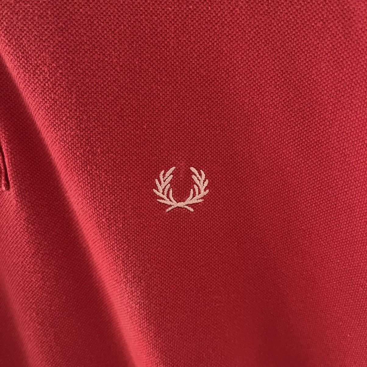 Fred Perry Vintage Fred Perry Red Polo Shirt Streetwear Y2K Size US M / EU 48-50 / 2 - 2 Thumbnail