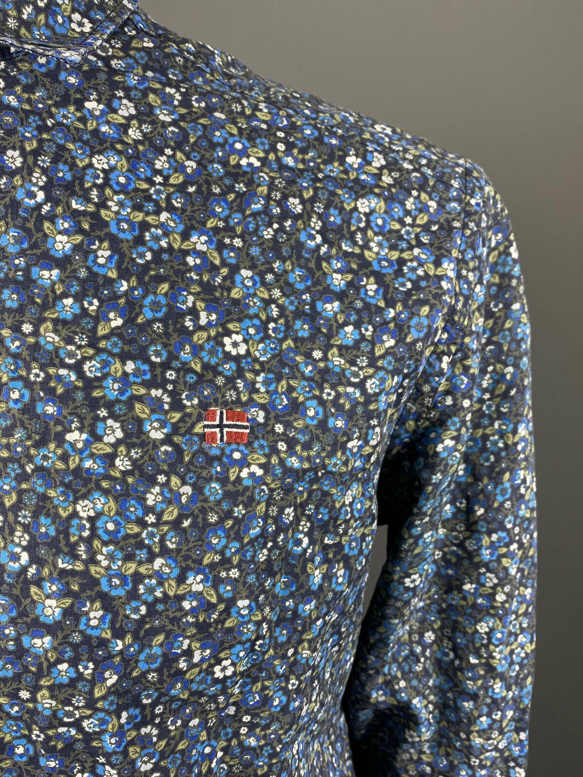Napapijri Napapijri Regular Fit Multicolor Floral Shirt Size M Size US M / EU 48-50 / 2 - 2 Thumbnail