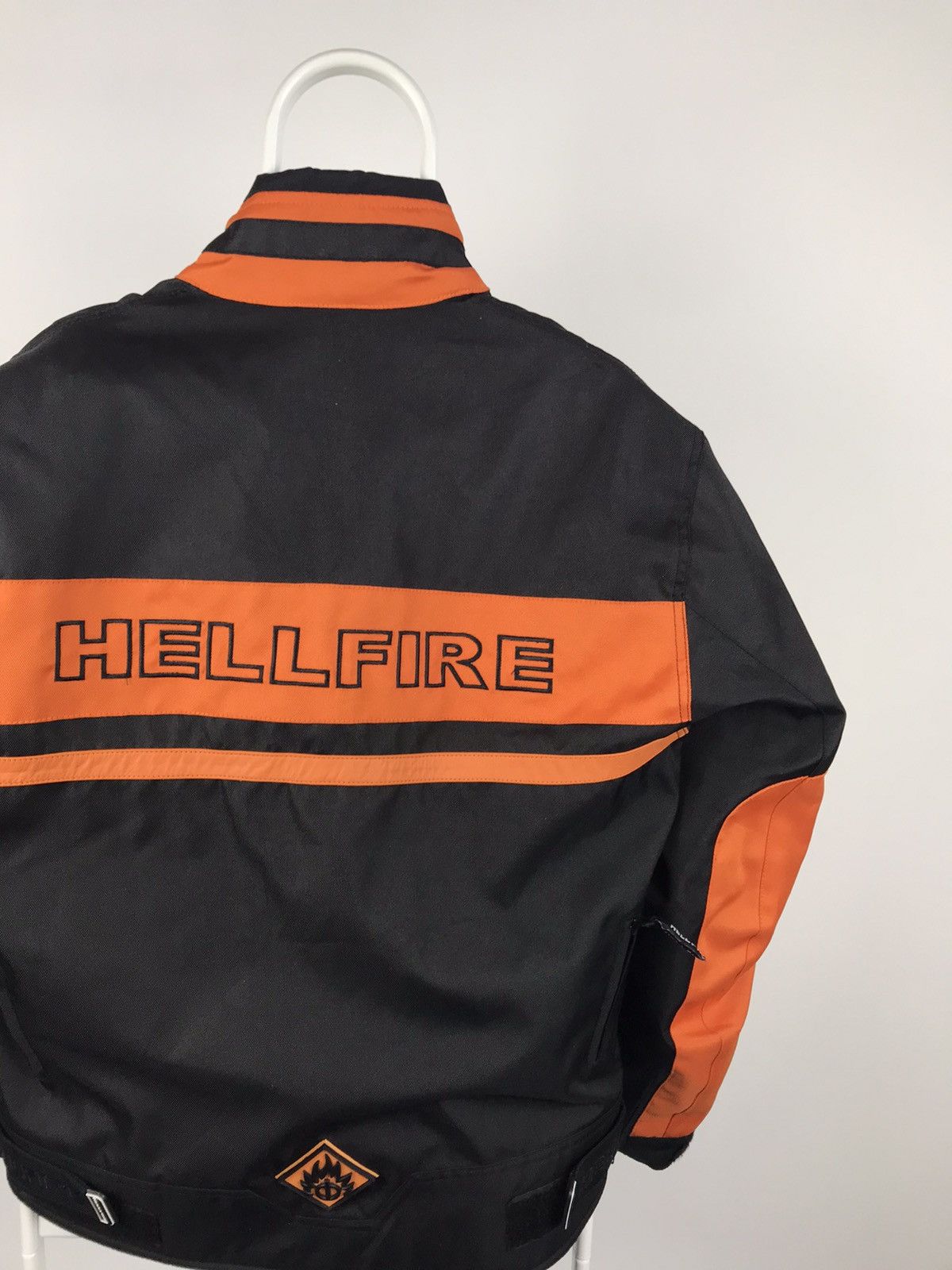 Vintage Vintage Hellfire Big Logo Racing Moto Biker Nylon Jacket Size US M / EU 48-50 / 2 - 6 Thumbnail