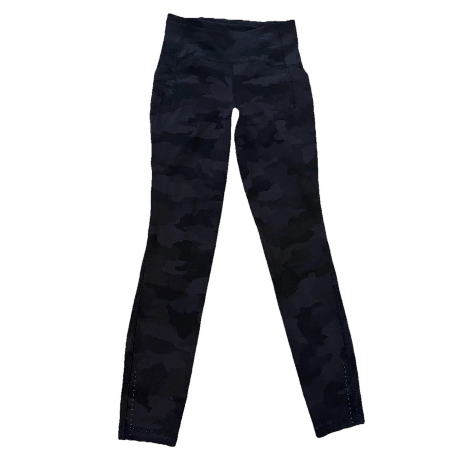 Lululemon Lululemon Fast & Free High-Rise Tight Sz 4 Black Camo Nulux Size 27" / US 4 / IT 40 - 2 Thumbnail