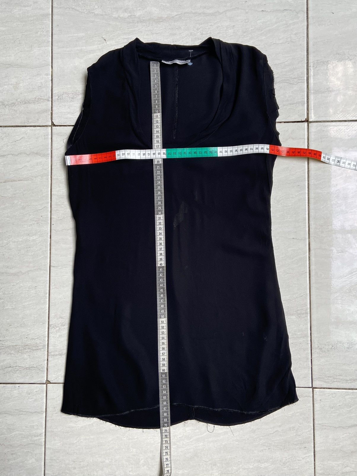 Emporio Armani EMPORIO ARMANI Black Sleeveless Size US XS / EU 42 / 0 - 2 Thumbnail