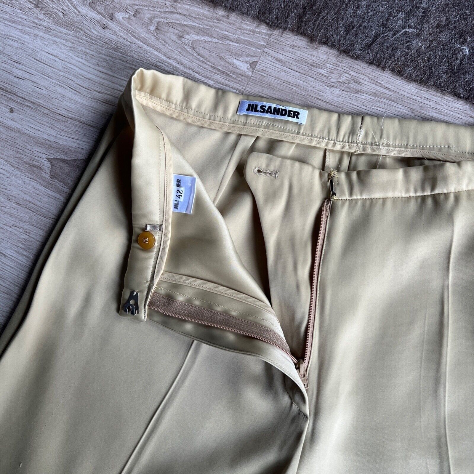 Jil Sander Jil Sander Yellow Lightweight Pants 8749AC Size 30" / US 8 / IT 44 - 3 Thumbnail
