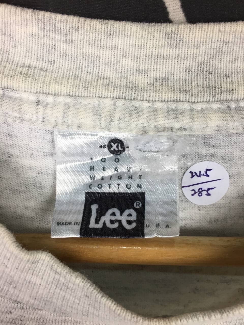 Lee × Vintage Vtg Lee Plain Heavyweight Cotton Made In Usa Pocket Tee Size US XL / EU 56 / 4 - 23 Thumbnail