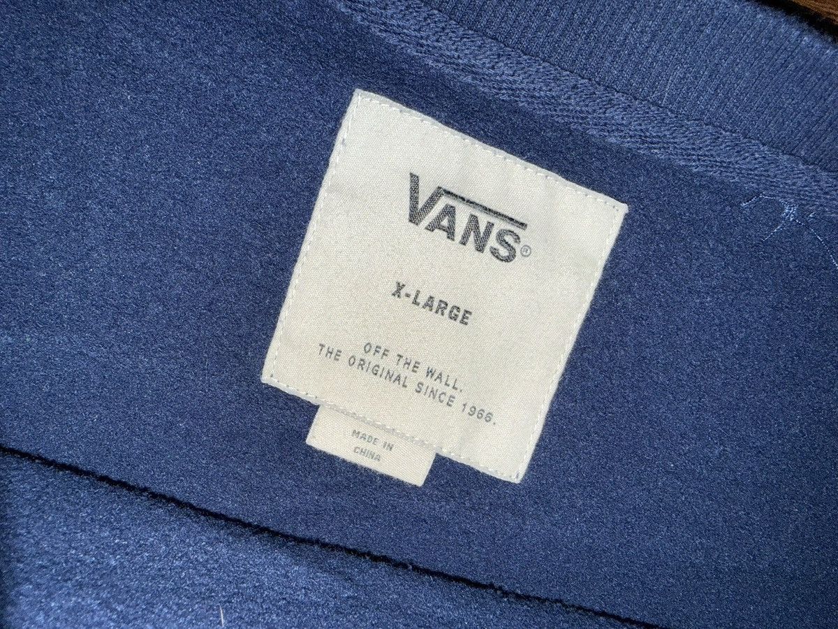Vans VANS OTW Off The Wall Vintage Navy Crewneck Sweatshirt Sz XL Size US XL / EU 56 / 4 - 3 Thumbnail