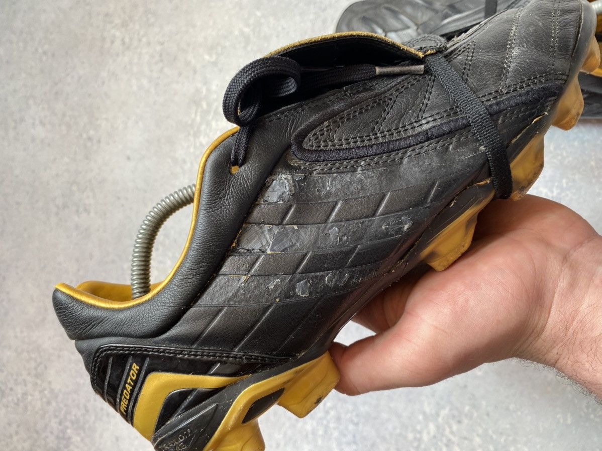 Adidas Adidas Predator Black Leather Professional Football Boots Size US 12 / EU 45 - 7 Thumbnail