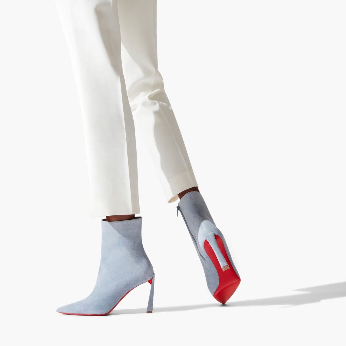 Christian Louboutin o1s1wg110924 Condora Boots in Blue Size US 9 / IT 39 - 5 Thumbnail