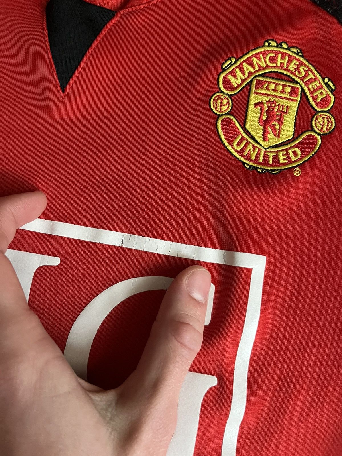 Nike Vintage Manchester United Nike 2007-2008 Training AIG Jersey Size US L / EU 52-54 / 3 - 4 Thumbnail