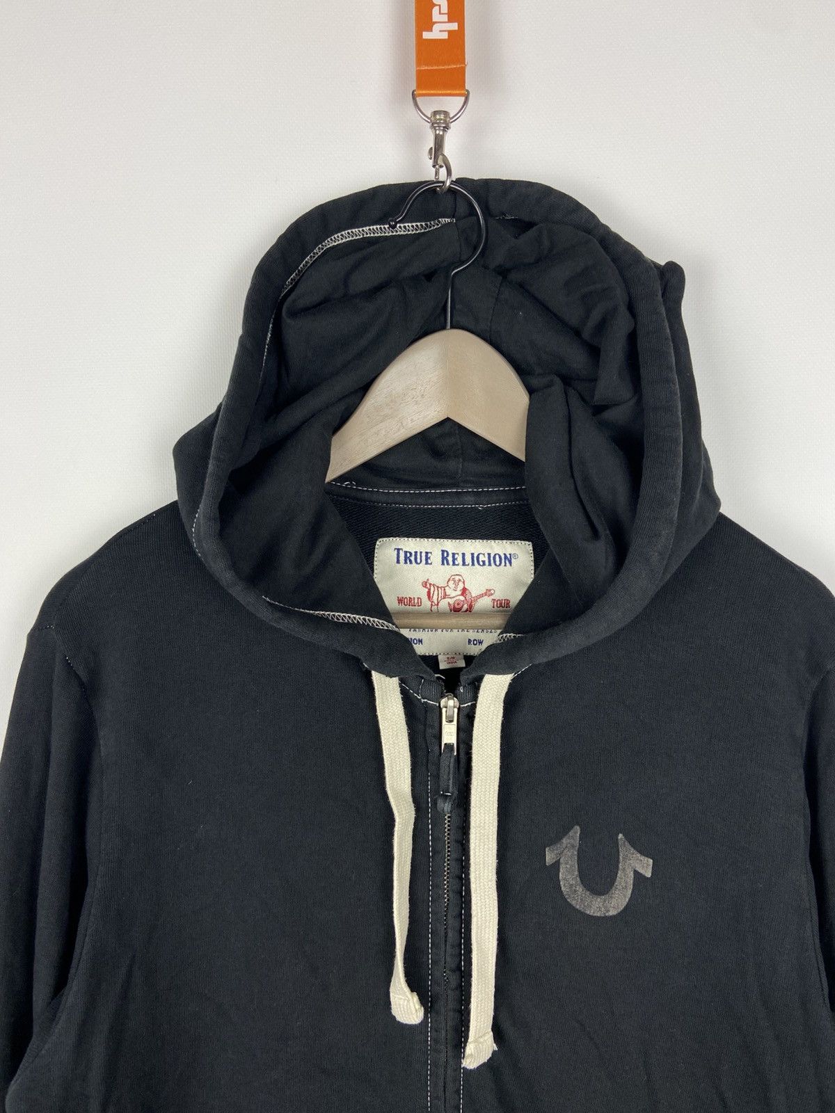 True Religion True Religion Black Zip Hoodie Hooded Y2k Buddha Big Logo Size US S / EU 44-46 / 1 - 3 Thumbnail