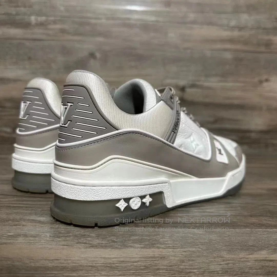 Louis Vuitton Gray Low-Top Sneakers Size 8. Size US 8 / EU 41 - 3 Thumbnail