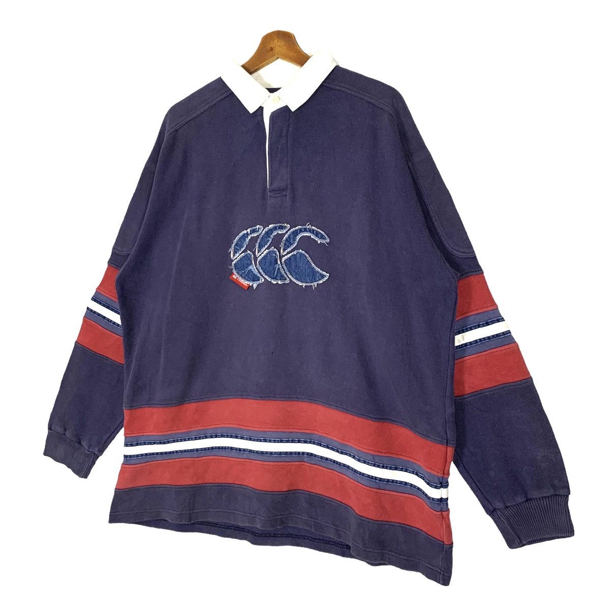Canterbury of New Zealand Vintage Canterbury Of New Zealand Polo Rugby Sweatshirt Size US XL / EU 56 / 4 - 4 Thumbnail