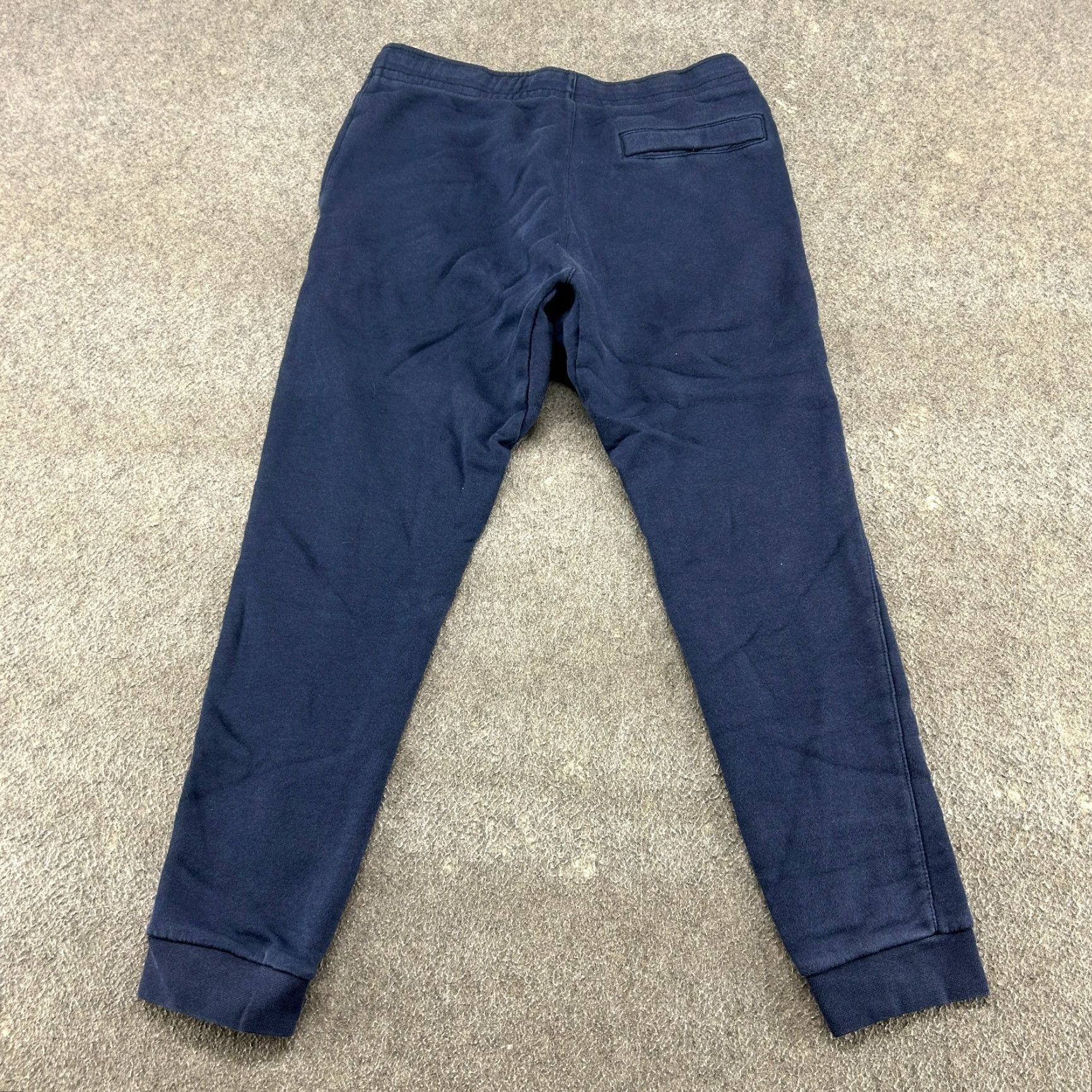 Nike Nike Pants Men Small Blue Jogger Club Fleece Swoosh Drawstring Solid Cotton Size US 29 - 7 Thumbnail