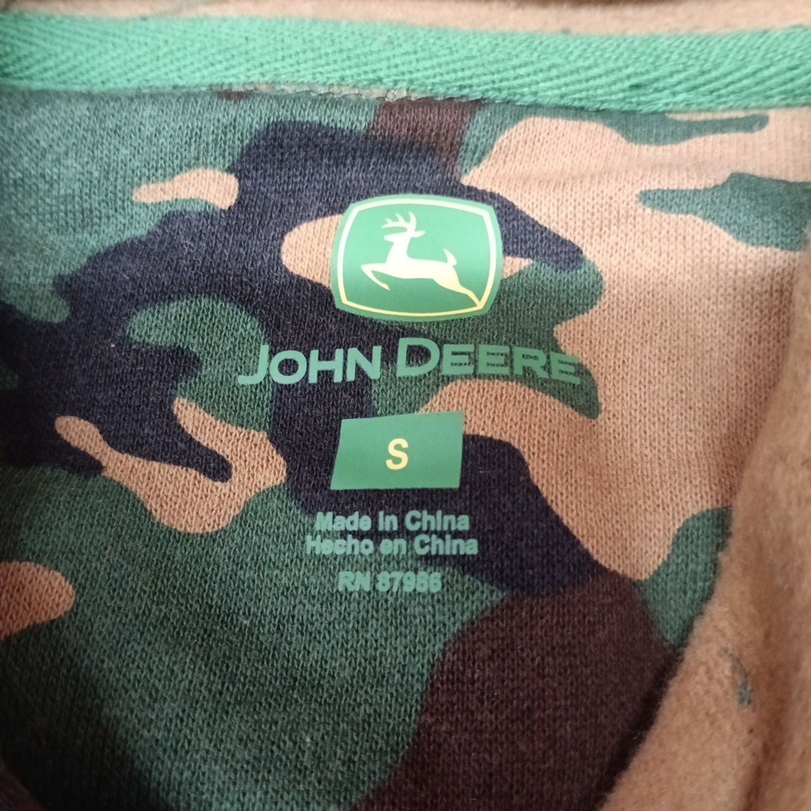 John Deere John Deere Core Graphic Logo Hoodie Camouflage Men's Size S Size US S / EU 44-46 / 1 - 5 Thumbnail