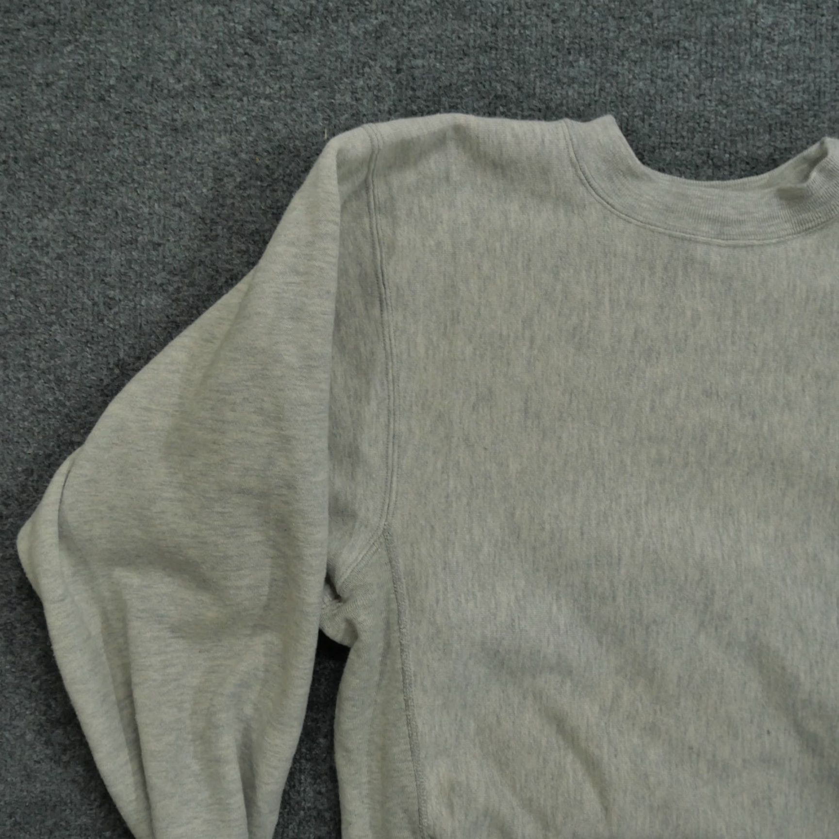CO VINTAGE Adirondack Garment Co Sweatshirt Mens M Grey Reverse Weave Blank Crew Neck 90s Logo Pullover Size US M / EU 48-50 / 2 - 2 Thumbnail
