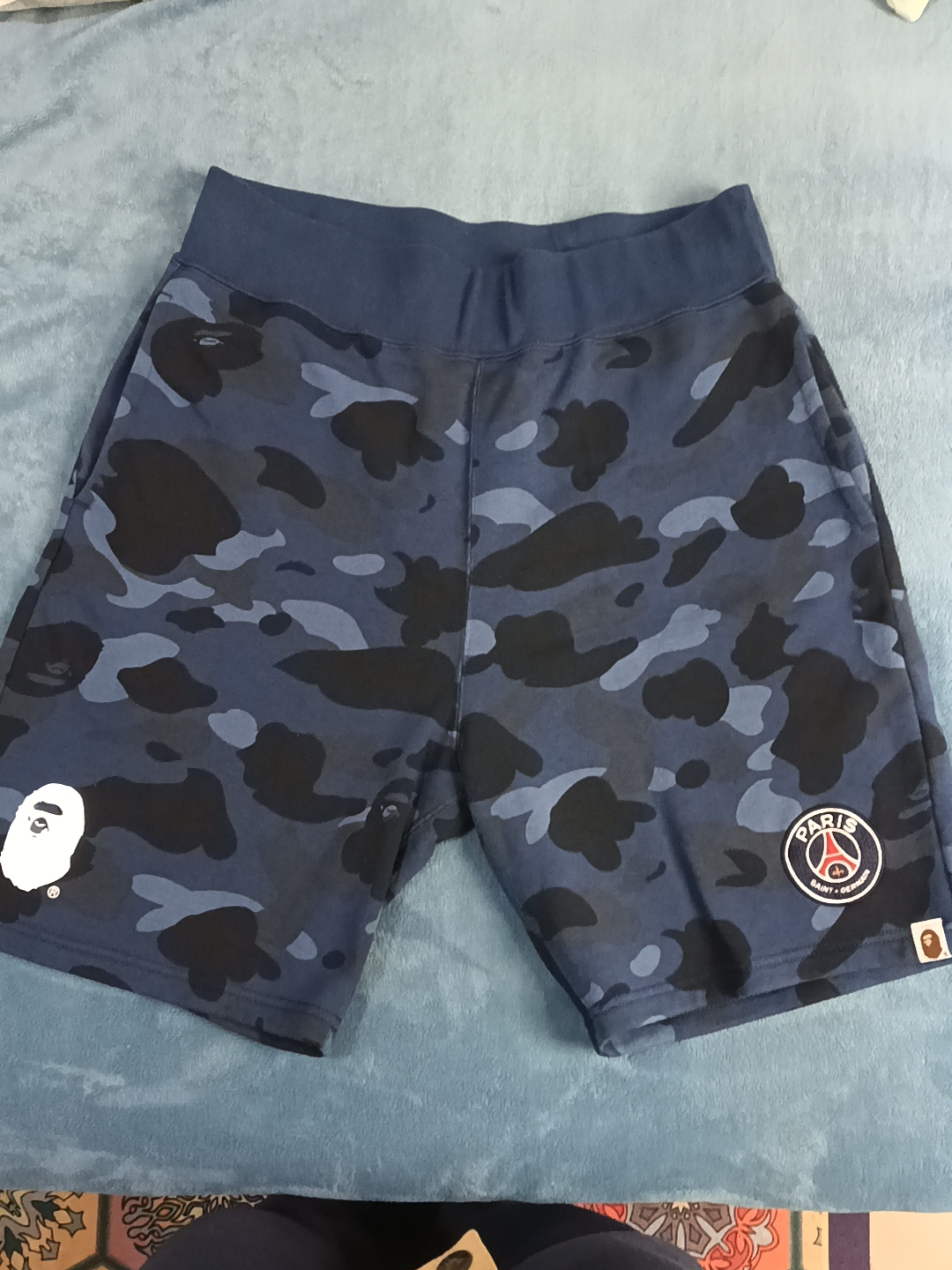 Bape A Bathing Ape x PSG Camo Shorts Size M Size US 32 / EU 48 - 1 Thumbnail