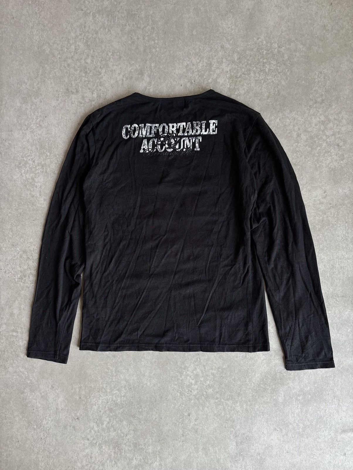 If Six Was Nine × Japanese Brand × Le Grande Bleu (L.G.B.) Bernings Tho Black Label Poem Longsleeve Size US M / EU 48-50 / 2 - 10 Thumbnail