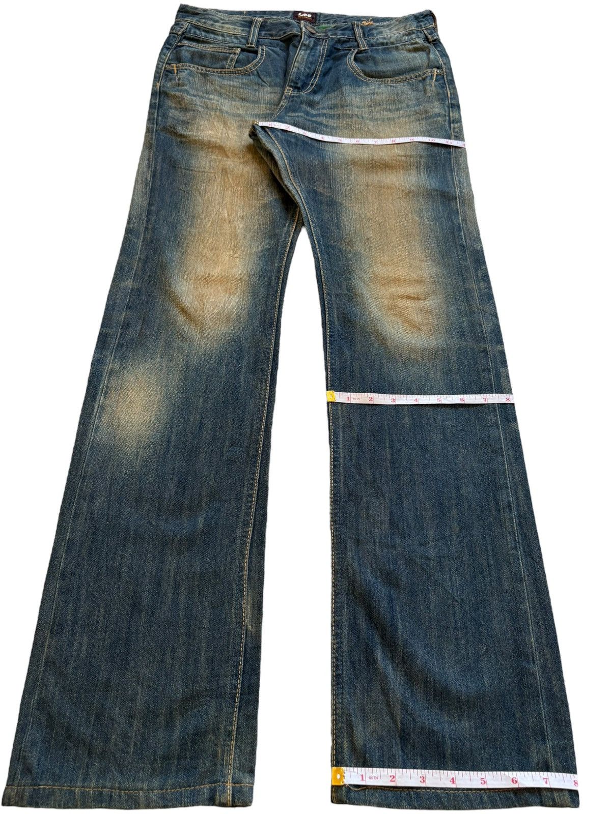 Lee Vintage 90s Lee Mud Wash Loose Jeans Size US 32 / EU 48 - 14 Thumbnail