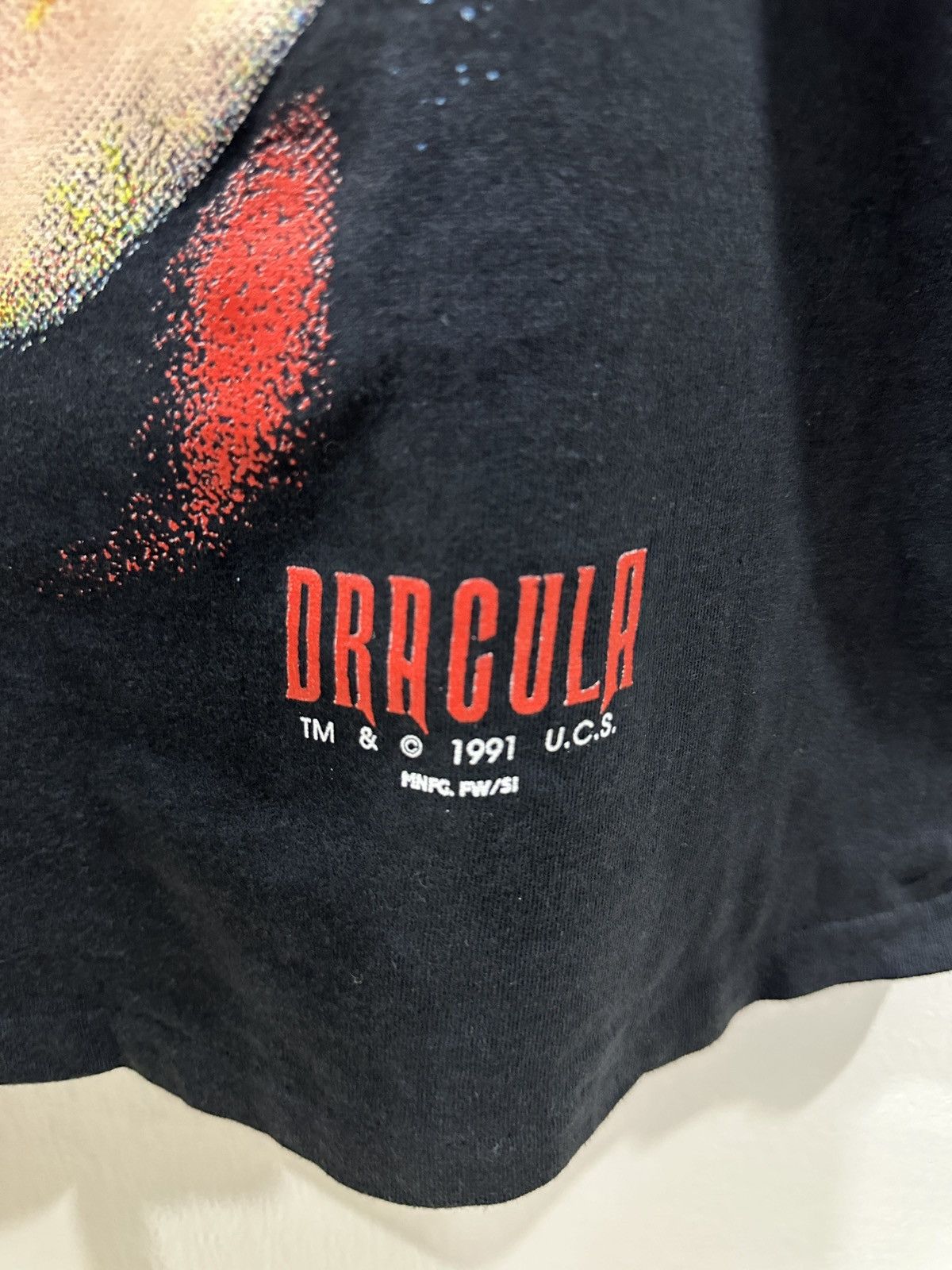 Expert Horror × Vintage vintage 1991 DRACULA big image movie film promo t-shirts Size US L / EU 52-54 / 3 - 5 Thumbnail