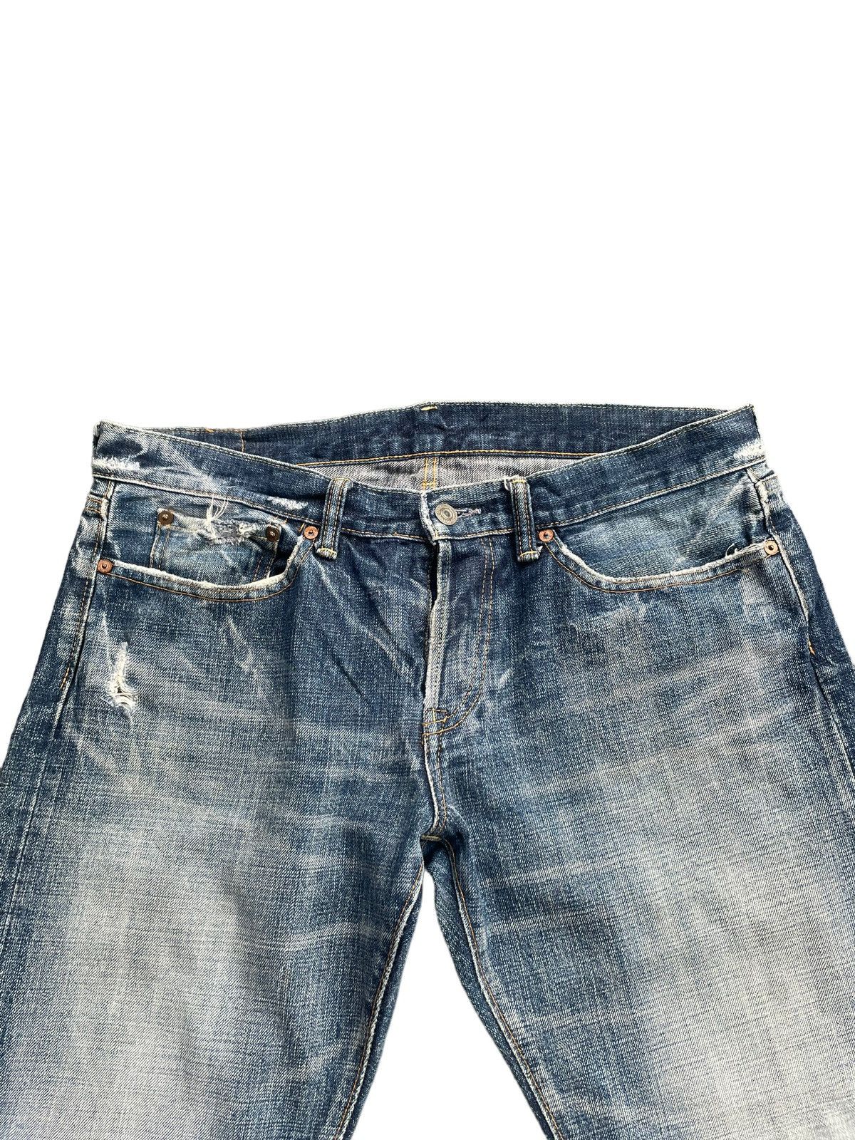 Eternal Eternal Japan Distresed Denim Size 36" / US 14 / IT 50 - 5 Thumbnail