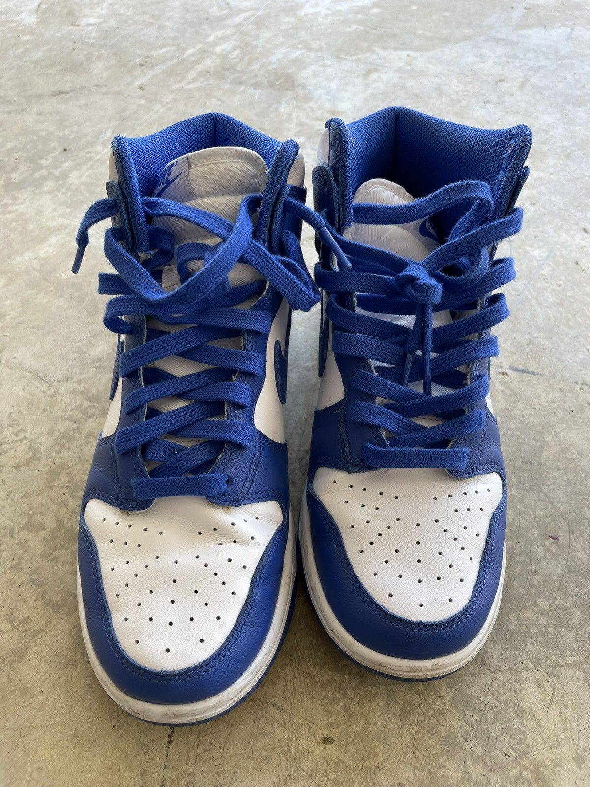 Nike Nike Dunk Hi Retro White/Game Royal Size 7W/8.5M Size US 7 / IT 37 - 1 Thumbnail