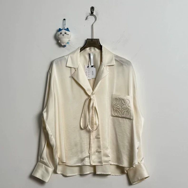 Kenzo KENZO Mulberry silk pocket big logo shirt Size XS / US 0-2 / IT 36-38 - 1 Thumbnail