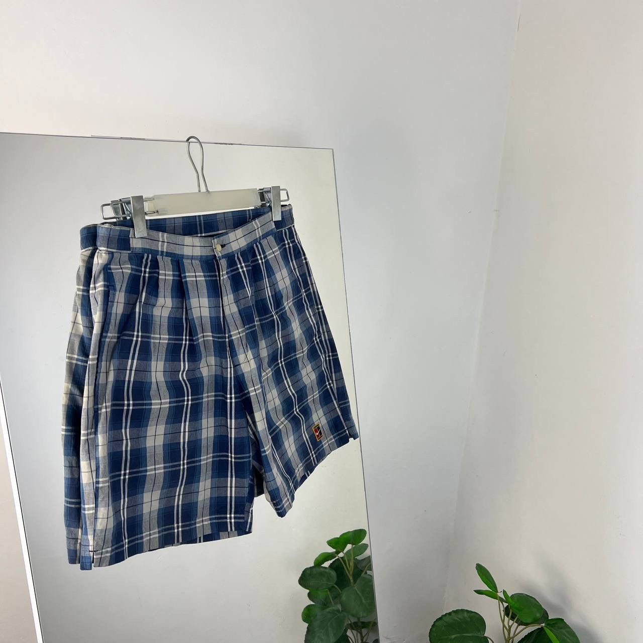 Vintage Vintage Y2K Nike Court Checkered Chino Shorts Size US 32 / EU 48 - 1 Thumbnail