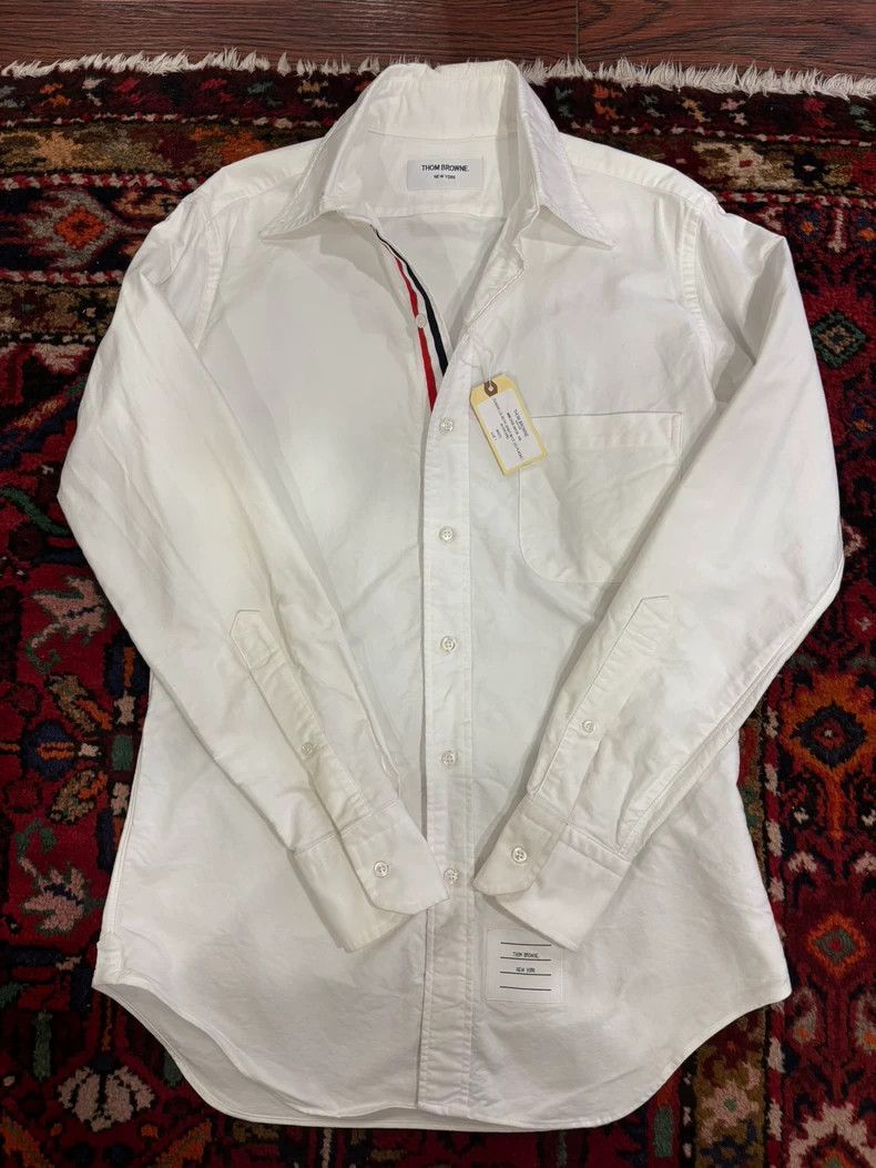 Thom Browne Thom Browne white shirts Size US S / EU 44-46 / 1 - 1 Thumbnail