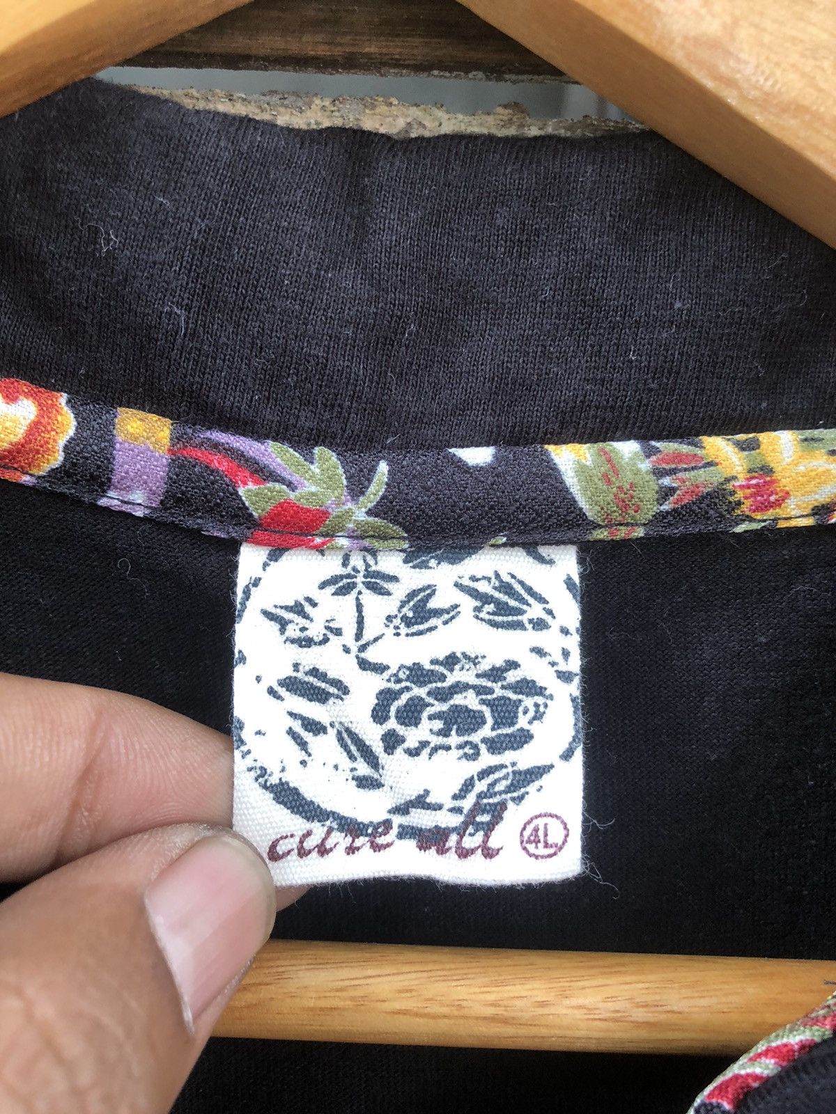 Japanese Brand × Vintage Rare Vintage OVP Japanese Sukajan Koi Fish Polo Tee Size US XL / EU 56 / 4 - 18 Thumbnail