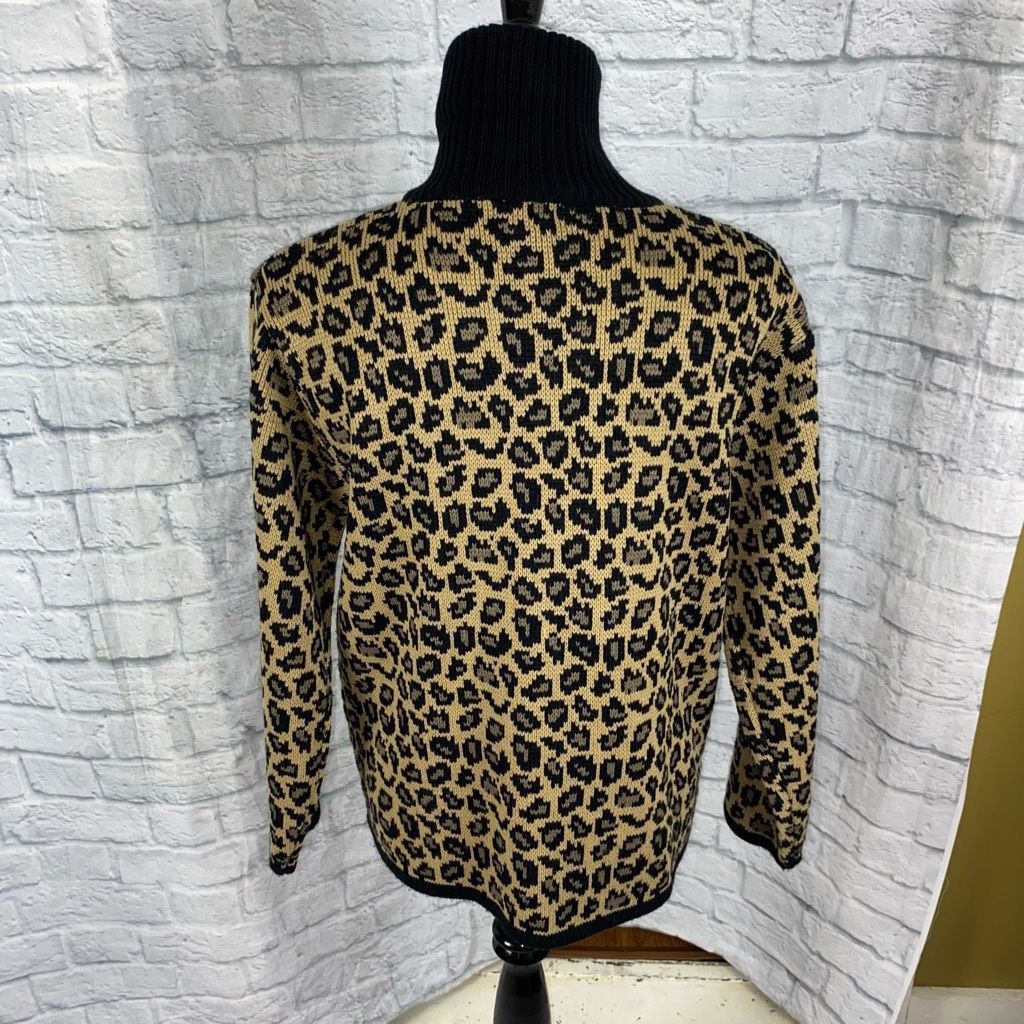 Other Tallyho full zip sweater jacket cheetah print sz S women Size S / US 4 / IT 40 - 12 Thumbnail