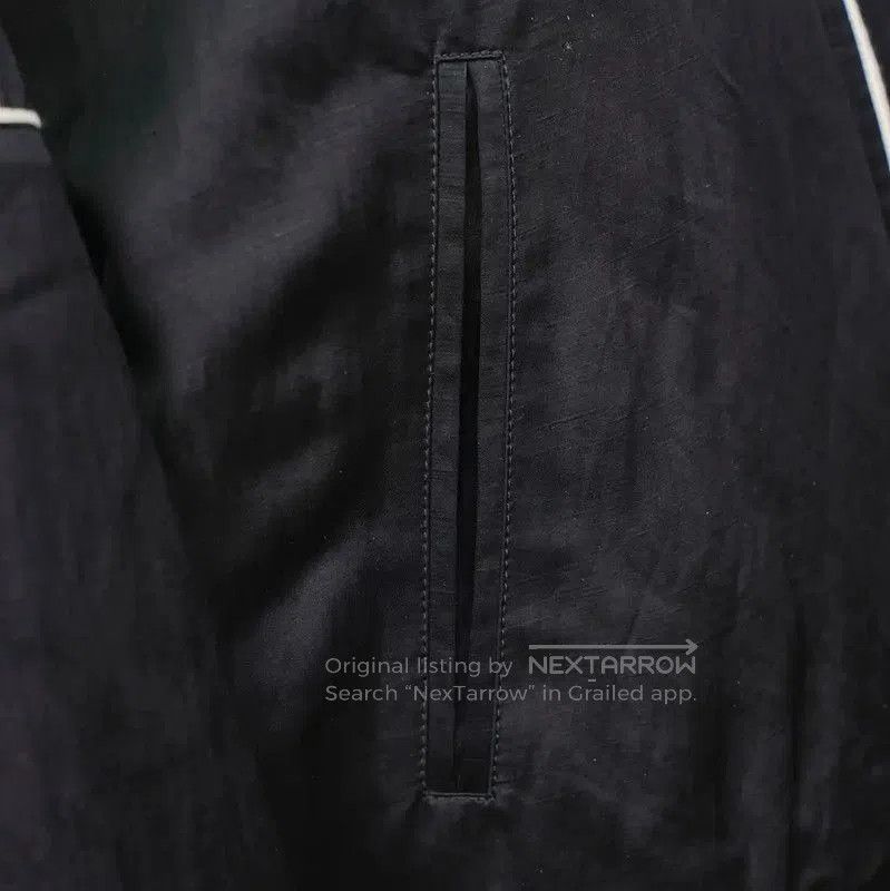 Yves Saint Laurent YSL Black Polyester Logo Jacket for Women . Size L / US 10 / IT 46 - 7 Thumbnail