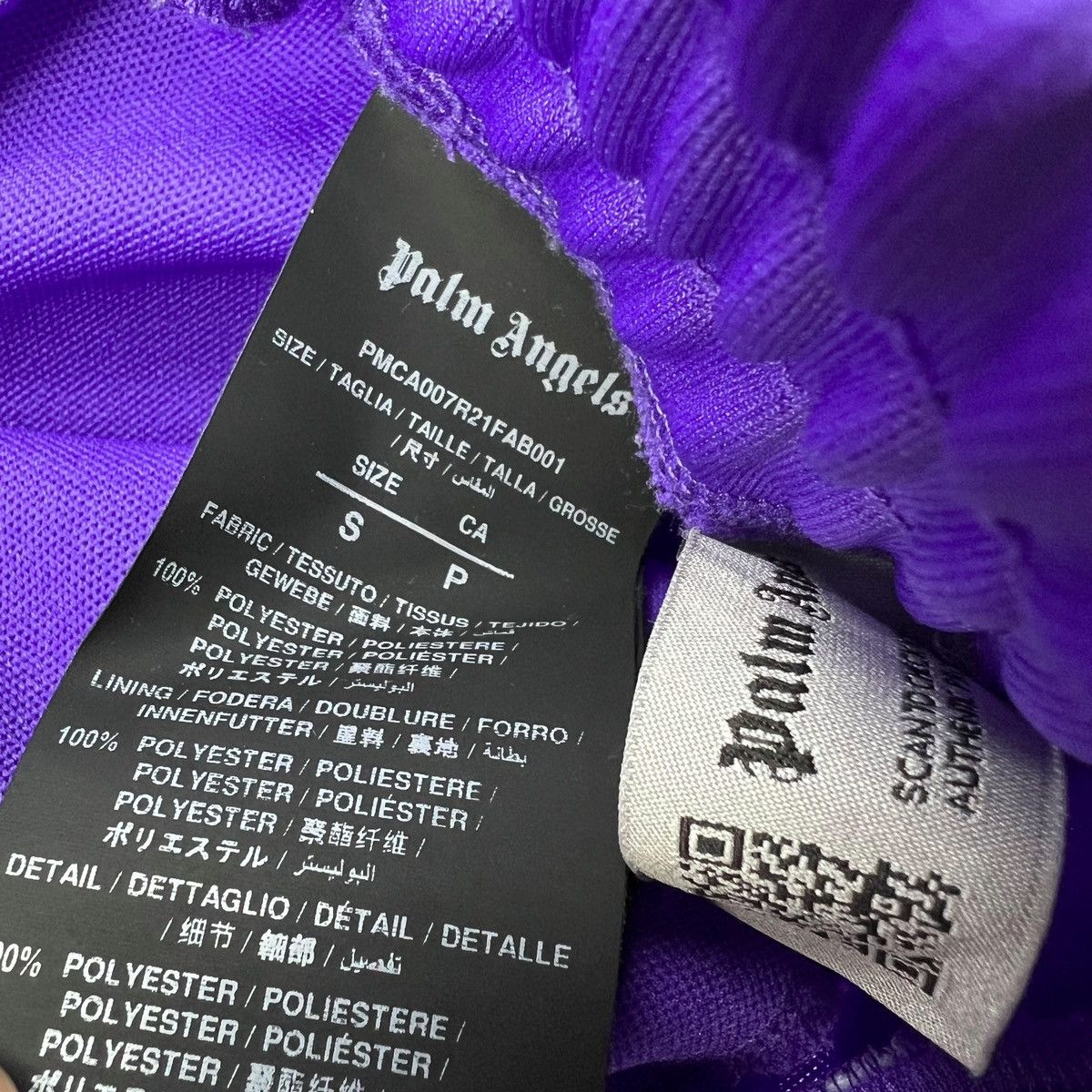 Palm Angels Palm Angels Purple Sweatpants Size US 31 - 3 Thumbnail
