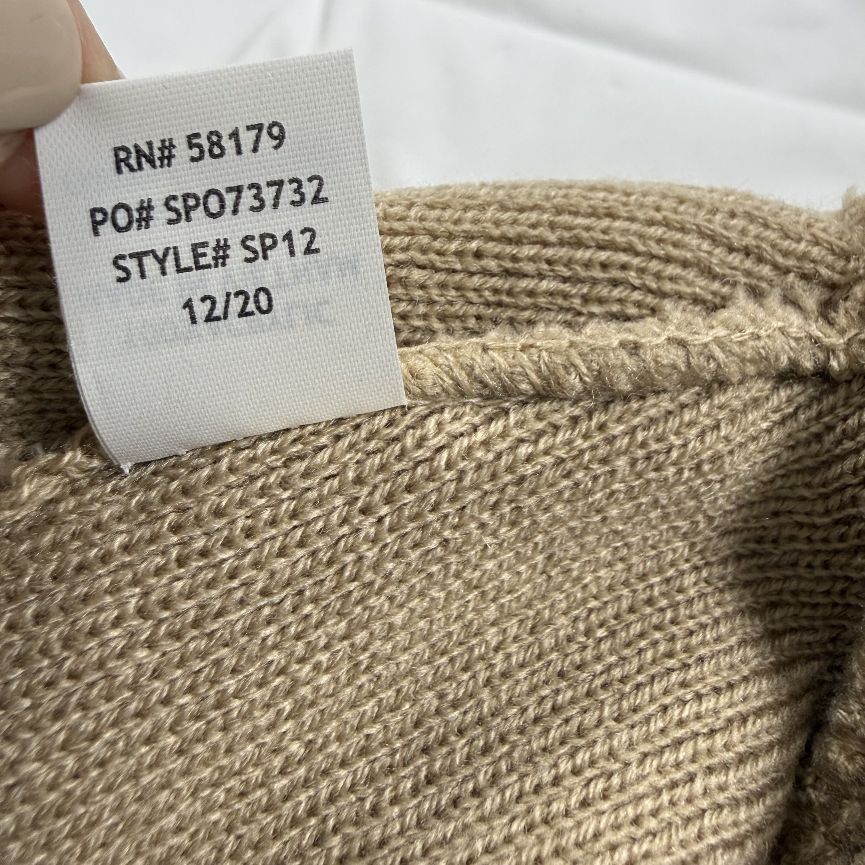 Other CNCO Deja Vu Tan Khaki Ribbed Knit Cuffed Beanie Size ONE SIZE - 6 Thumbnail