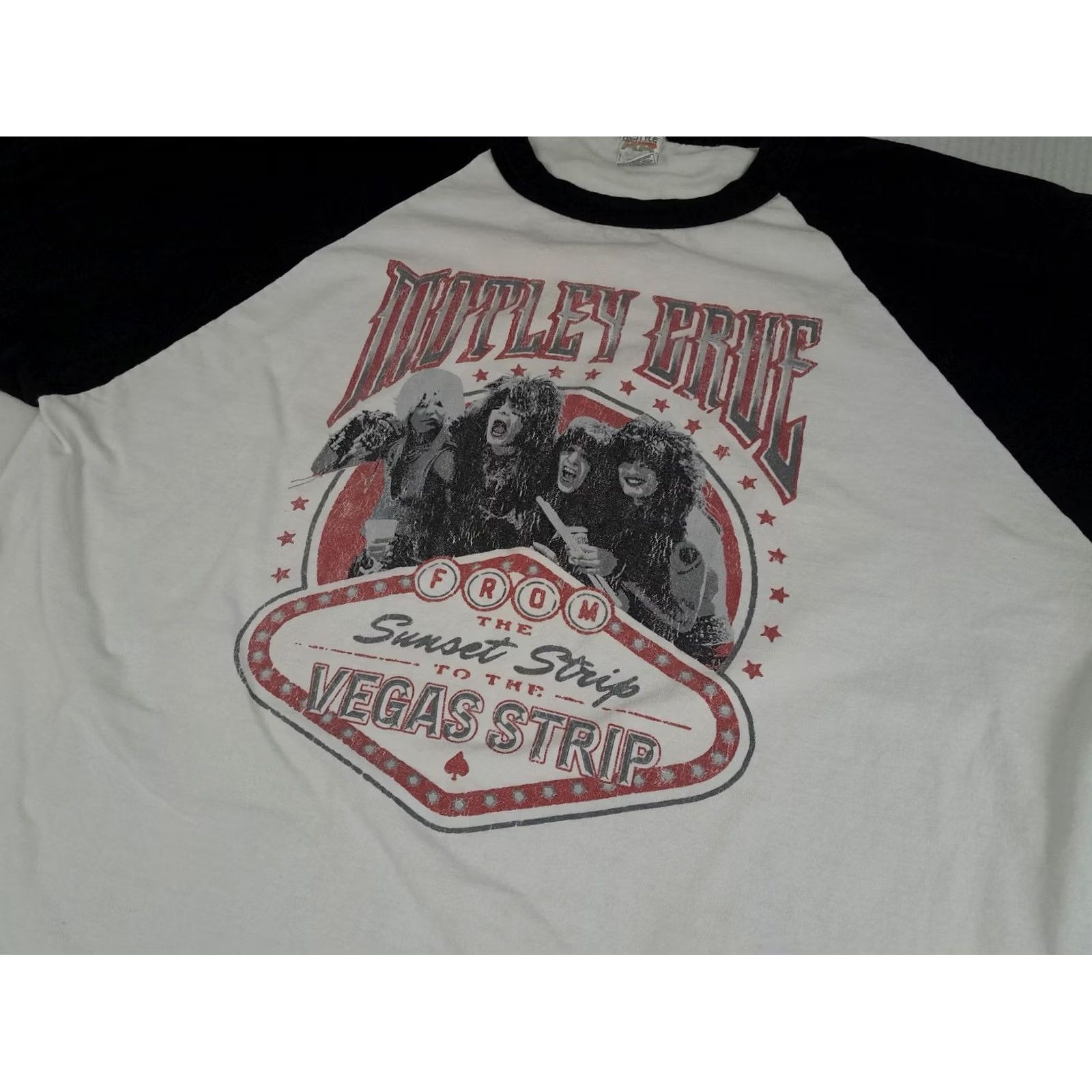 Vintage Vintage Motley Crew from Sunset Strip to Vegas Rock Baseball Shirt 2XL Alstyle Size US XXL / EU 58 / 5 - 2 Thumbnail