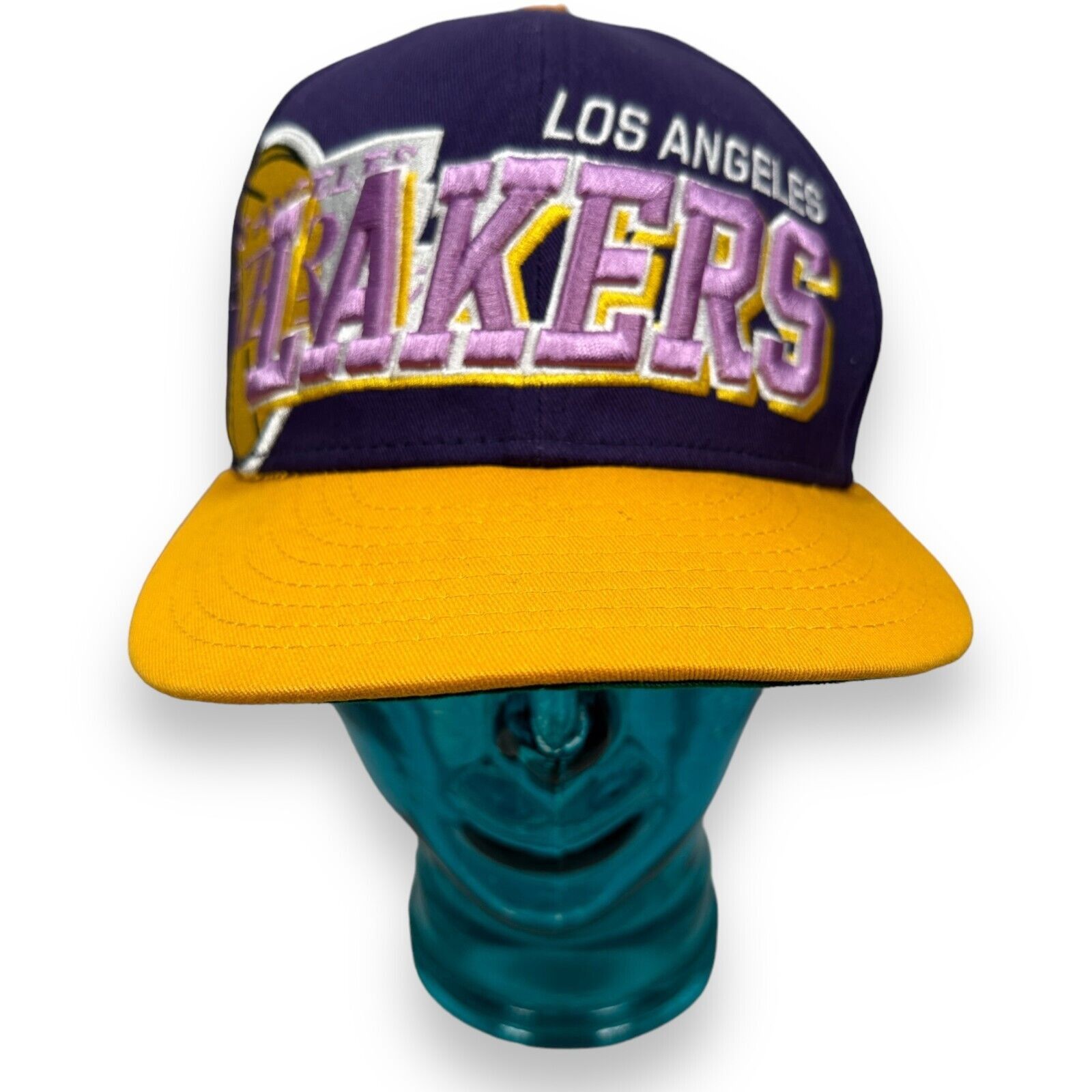 New Era New Era Los Angeles Lakers Snapback Hat Men's Purple Yellow Size ONE SIZE - 1 Thumbnail
