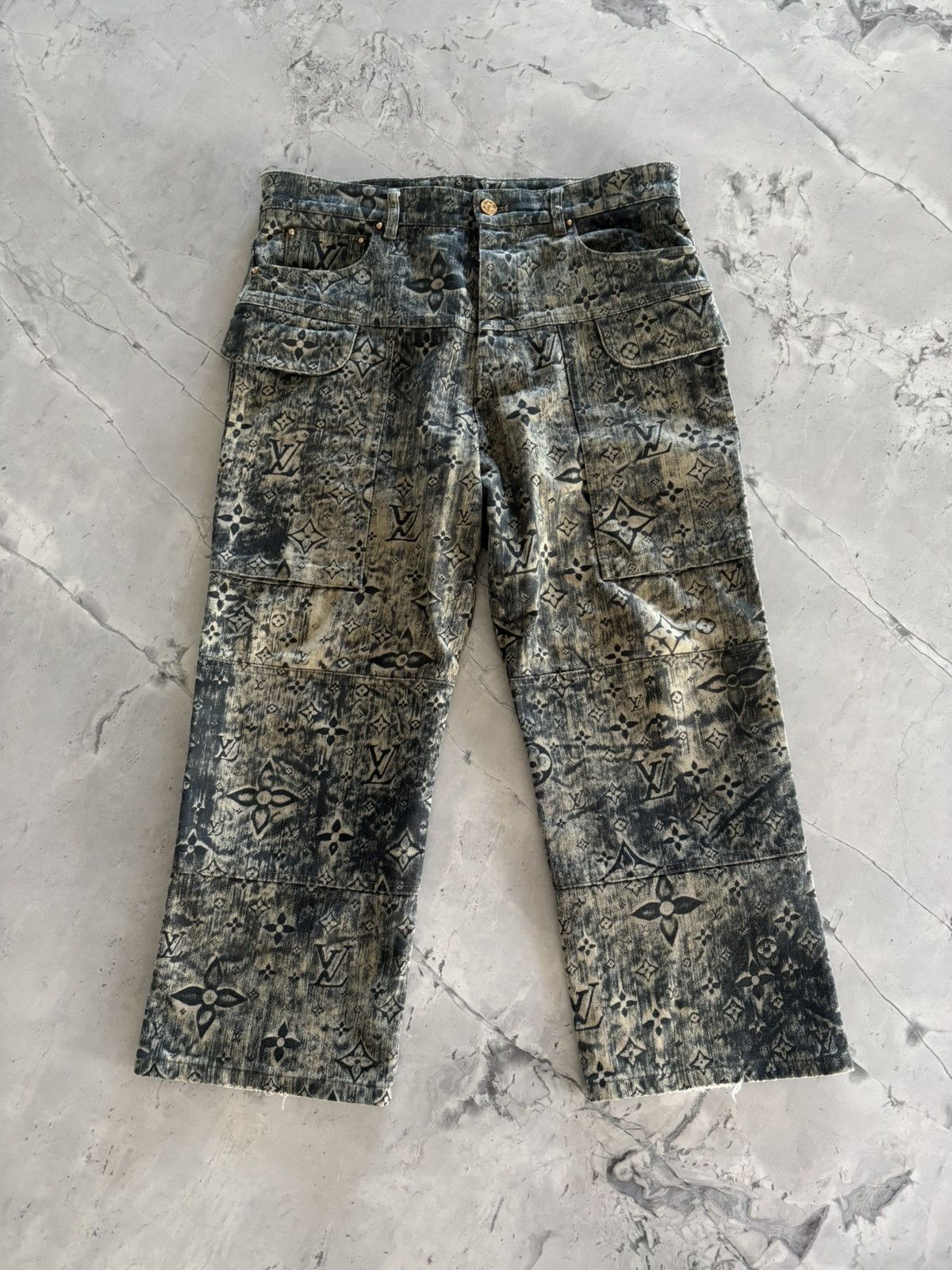 Louis Vuitton Louis Vuitton Monogram Tailored Jeans Size US 33 - 1 Thumbnail