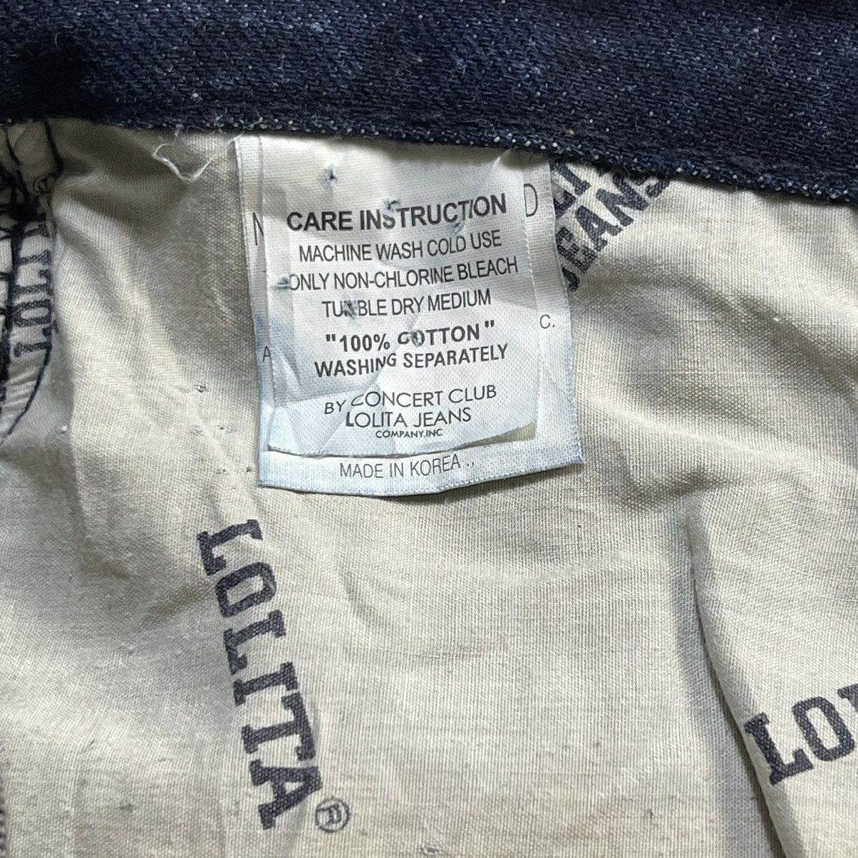 20471120 × If Six Was Nine × Japanese Brand Lolita Yoshitomo Nara Claw Mark Flare Denim Pant Size 32" / US 10 / IT 46 - 8 Thumbnail
