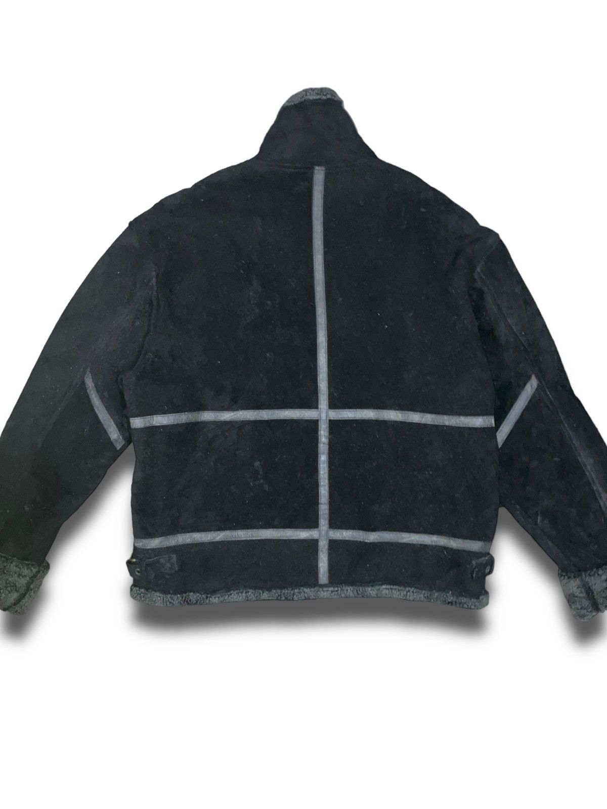Vintage Vintage Rugged B3 Black Leather Suede Jacket Size US M / EU 48-50 / 2 - 6 Thumbnail