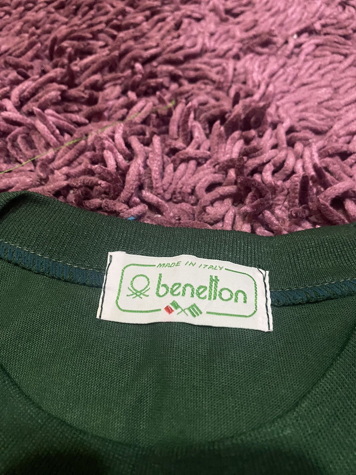 Benetton × Vintage Vintage Benetton Italy Green Tshirt Size US M / EU 48-50 / 2 - 4 Thumbnail