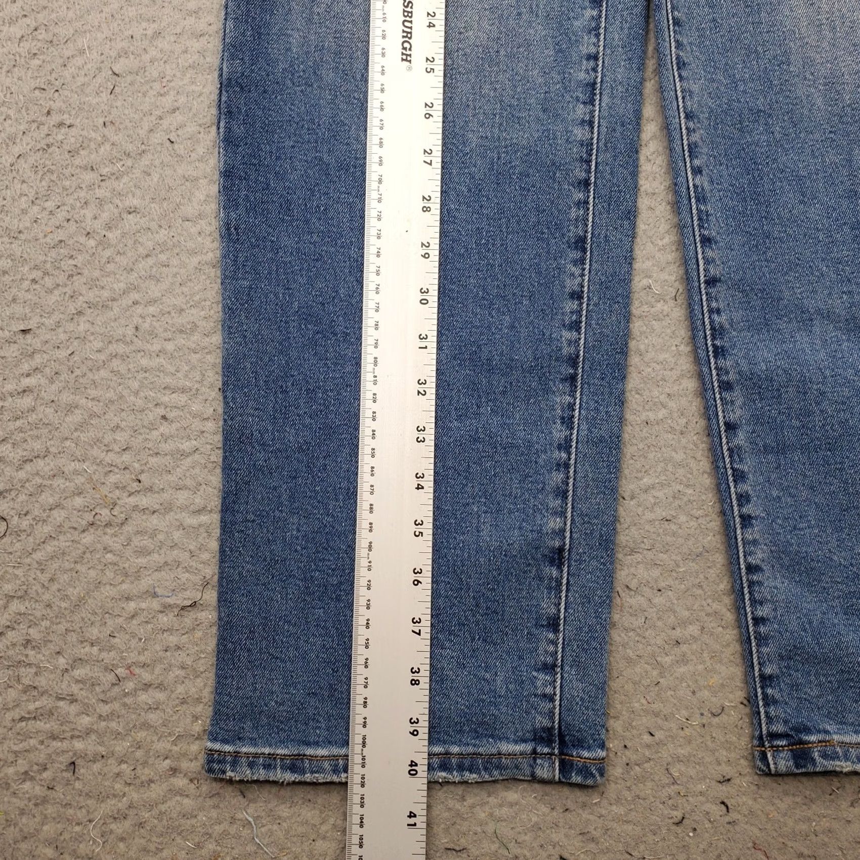 Gloria Vanderbilt Gloria Vanderbilt Jeans Womens 6 Blue Denim Medium Wash Stretch Straight Leg Jeans Size 28" / US 6 / IT 42 - 4 Thumbnail