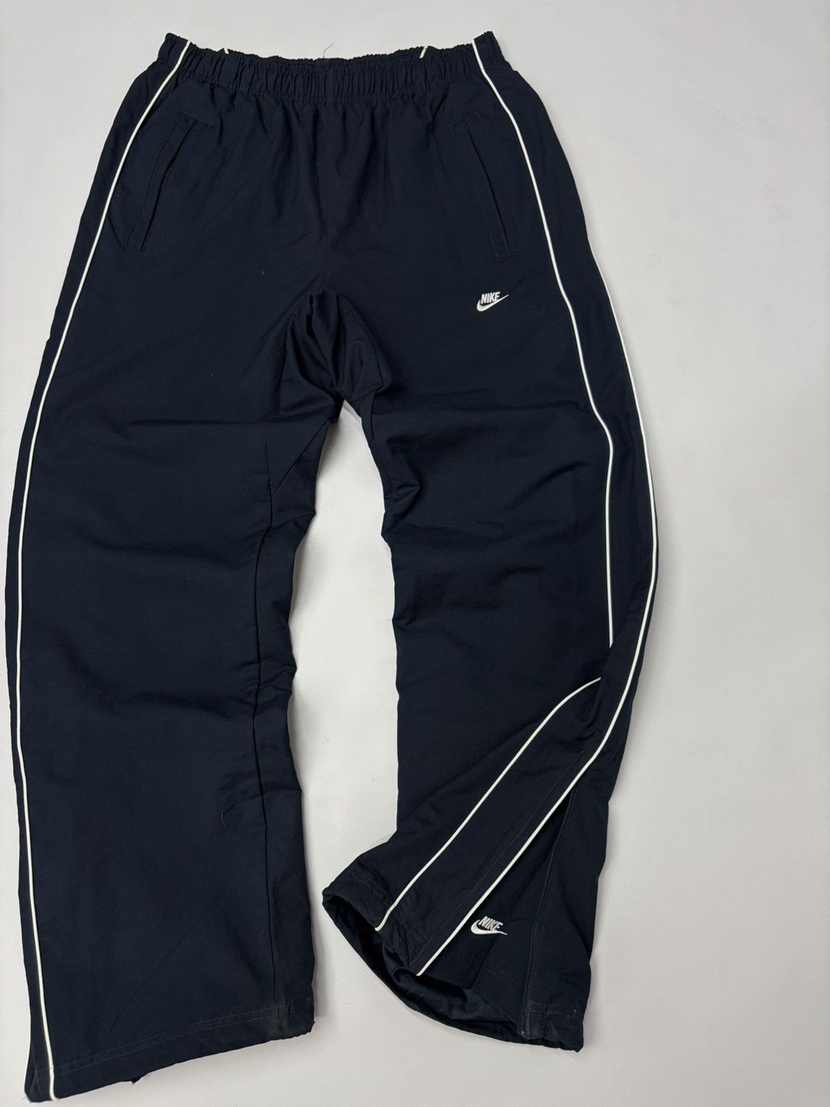 Nike Nike Drill Vintage Track Pants Wide Leg Y2K Logo Swoosh Size US 32 / EU 48 - 3 Thumbnail