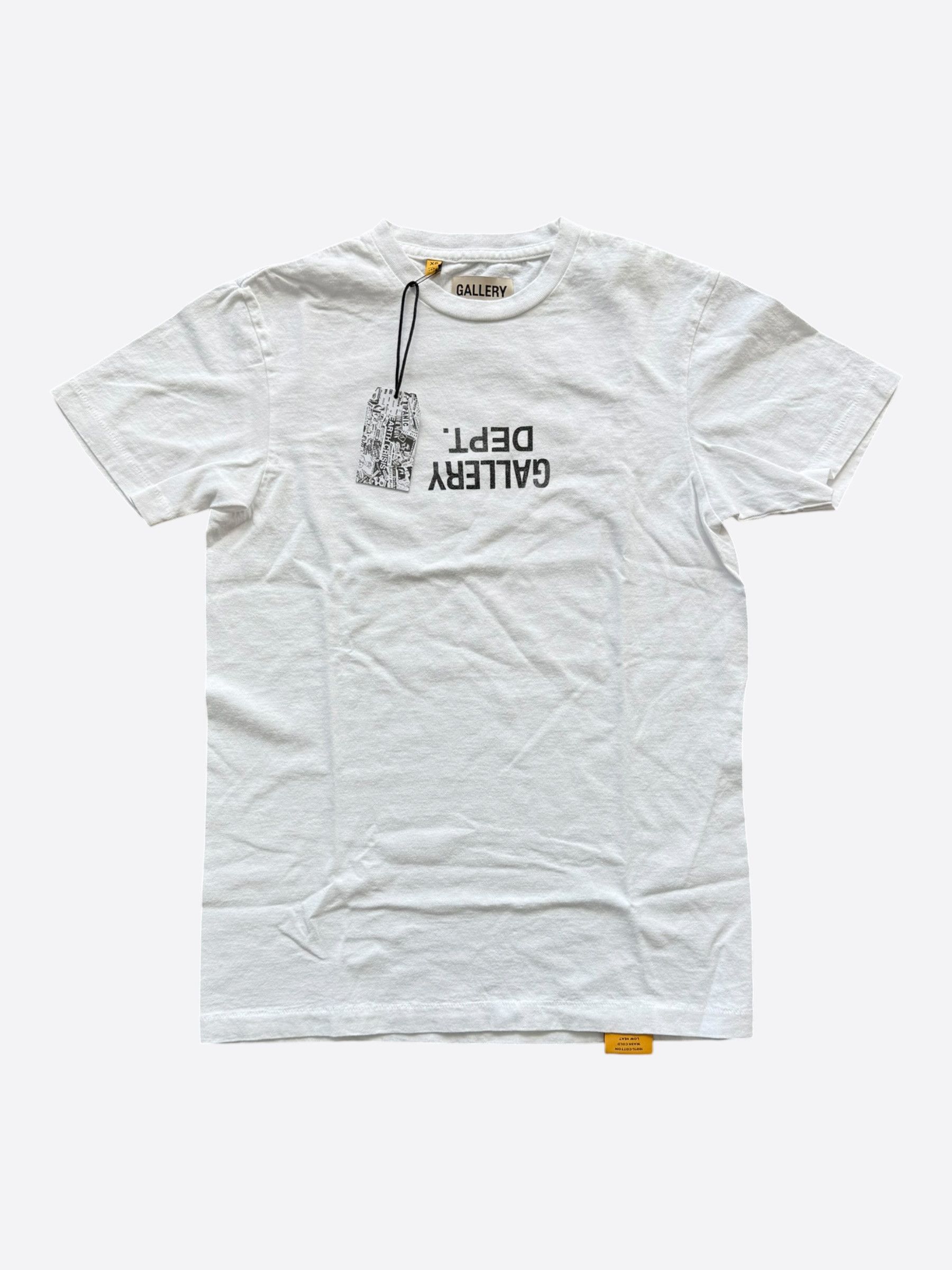 Gallery Dept. Gallery Dept White & Black Upside Down Logo T-Shirt Size US XS / EU 42 / 0 - 1 Thumbnail
