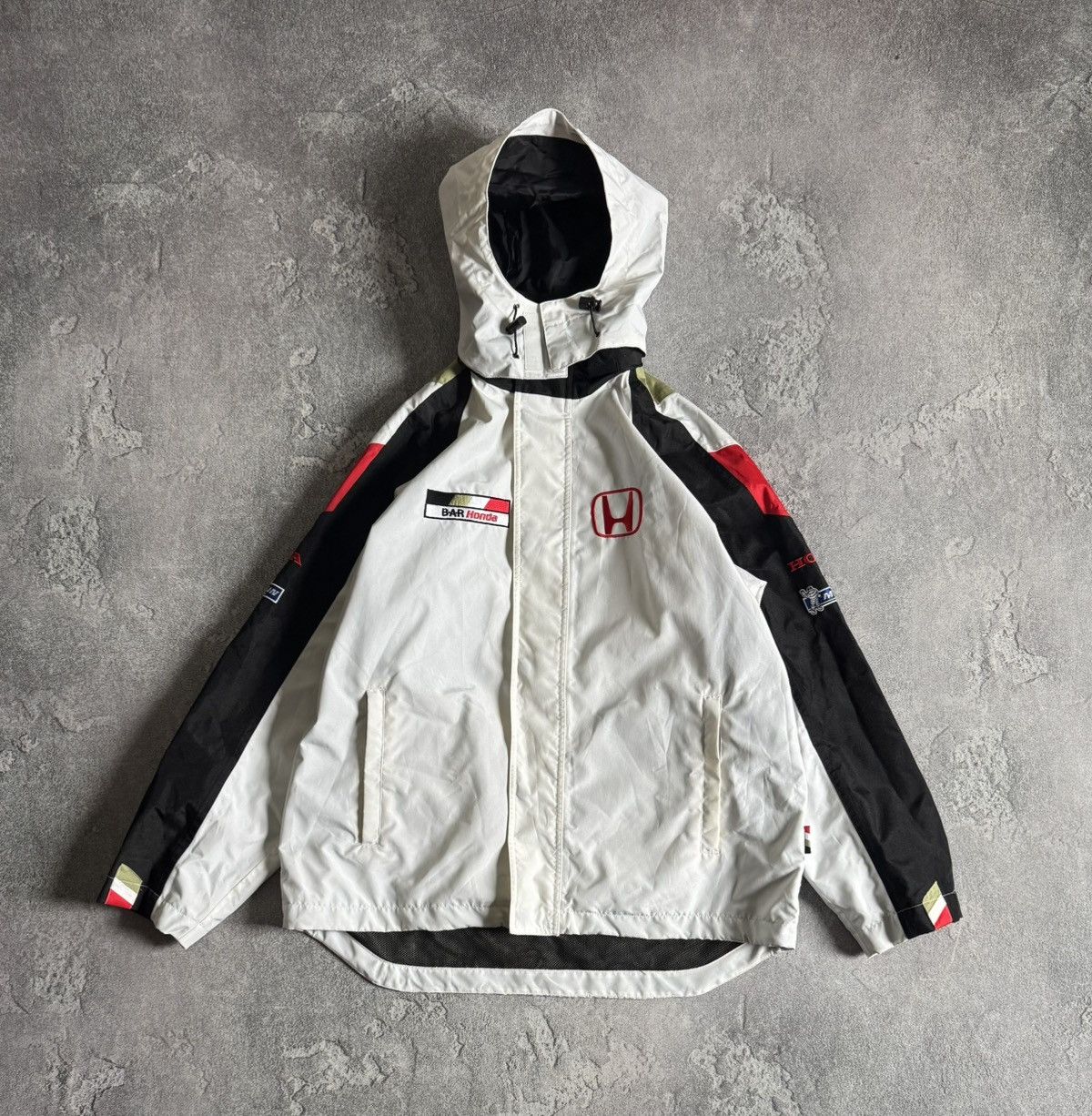 Honda Honda L/Size official BAR F1 racing jacket bomber hooded Size US L / EU 52-54 / 3 - 11 Thumbnail