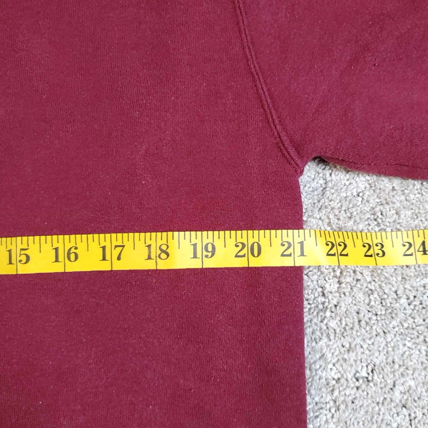 Russell Athletic VINTAGE Russell Athletic Sweatshirt Mens Large Red Cotton Blend Polyester Fleece Crew Neck Long Sleeve Logo 90s Retro USA Sweatshirt Mens Size US L / EU 52-54 / 3 - 3 Thumbnail