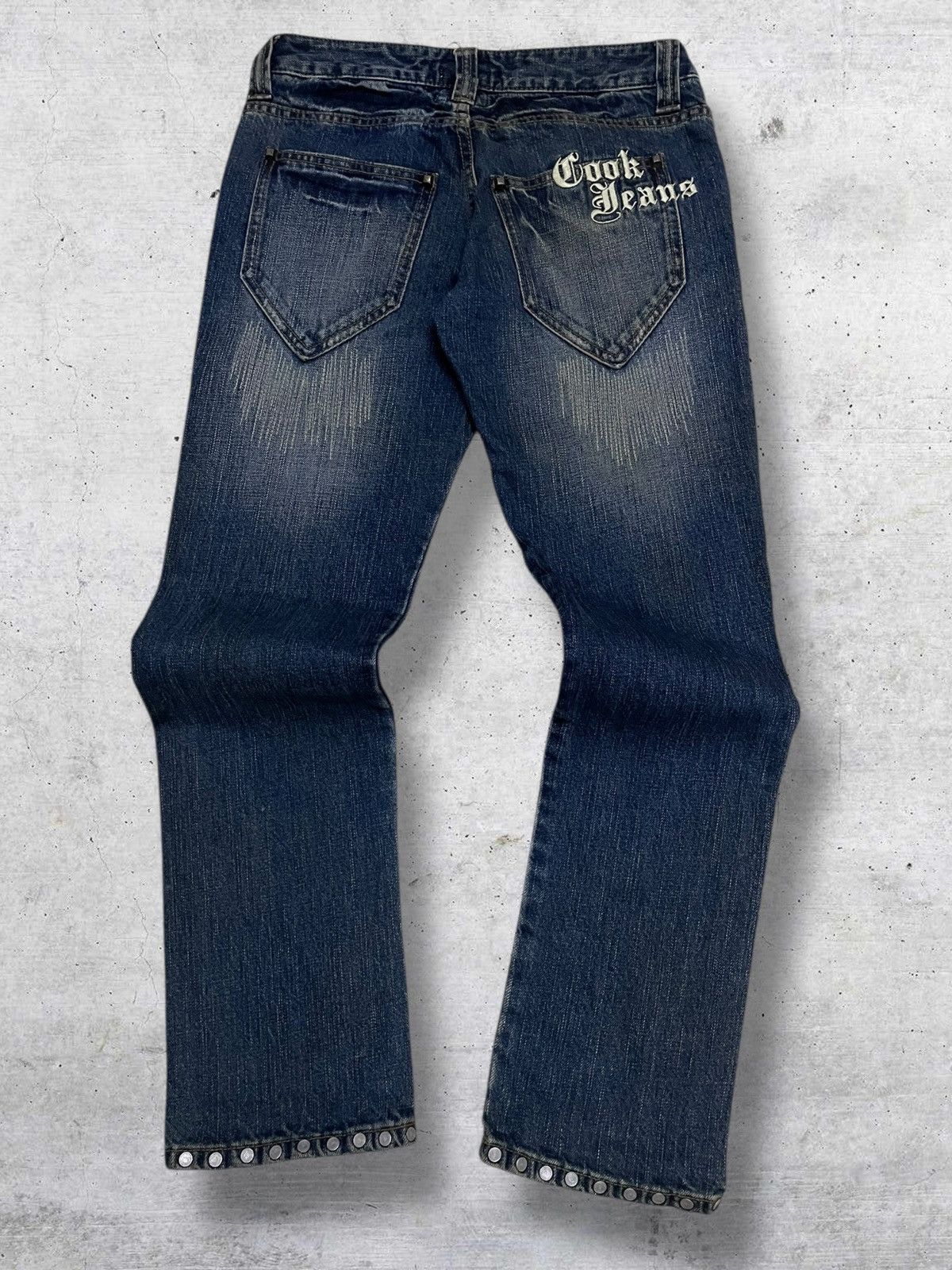 Hysteric Glamour VINTAGE COOK 90S JAPAN DESIGNER SCAB DISTRESSING OG DENIM Size US 26 / EU 42 - 8 Thumbnail